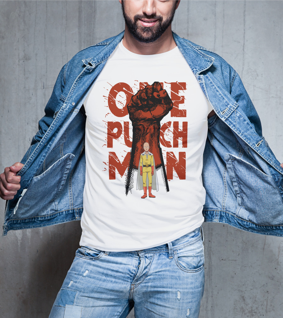 One Punch Man Saitama Hero Fist Power T-Shirt