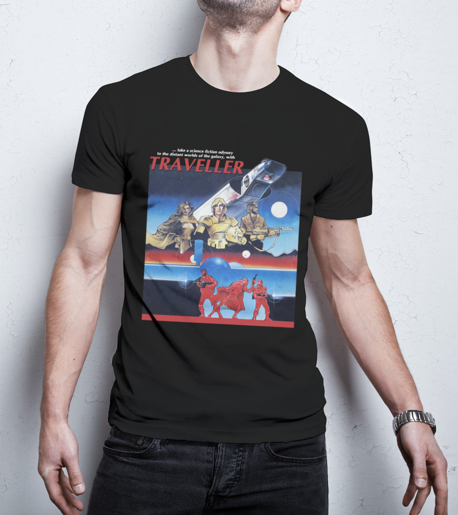 Traveller Science Fiction Odyssey To The Distant Worlds Of The Galaxy T-Shirt