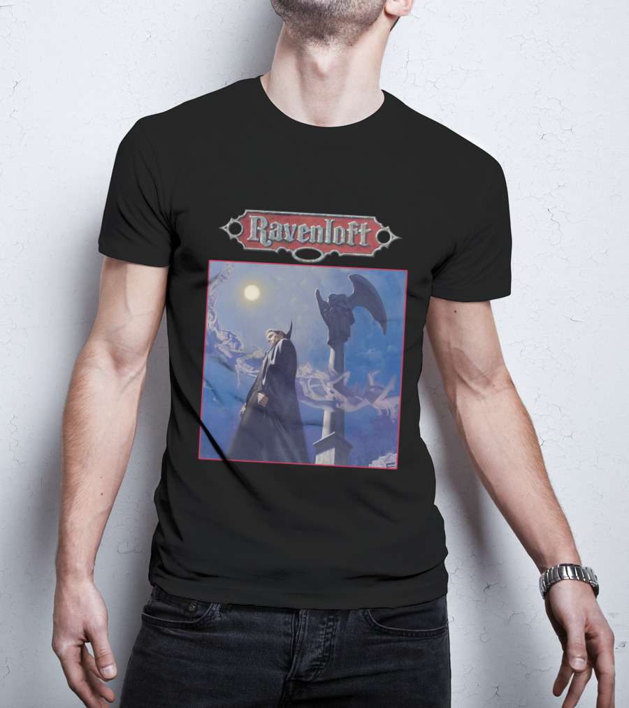 Ravenloft Vampire Night Gothic Scene T-Shirt