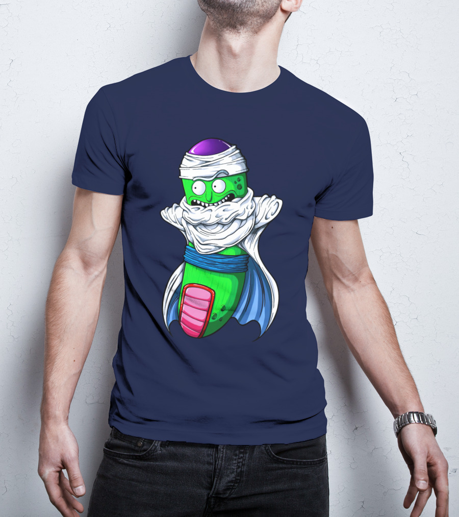 Rick And Morty Pickle Rick Meets Dragon Ball Z Fusion T-Shirt