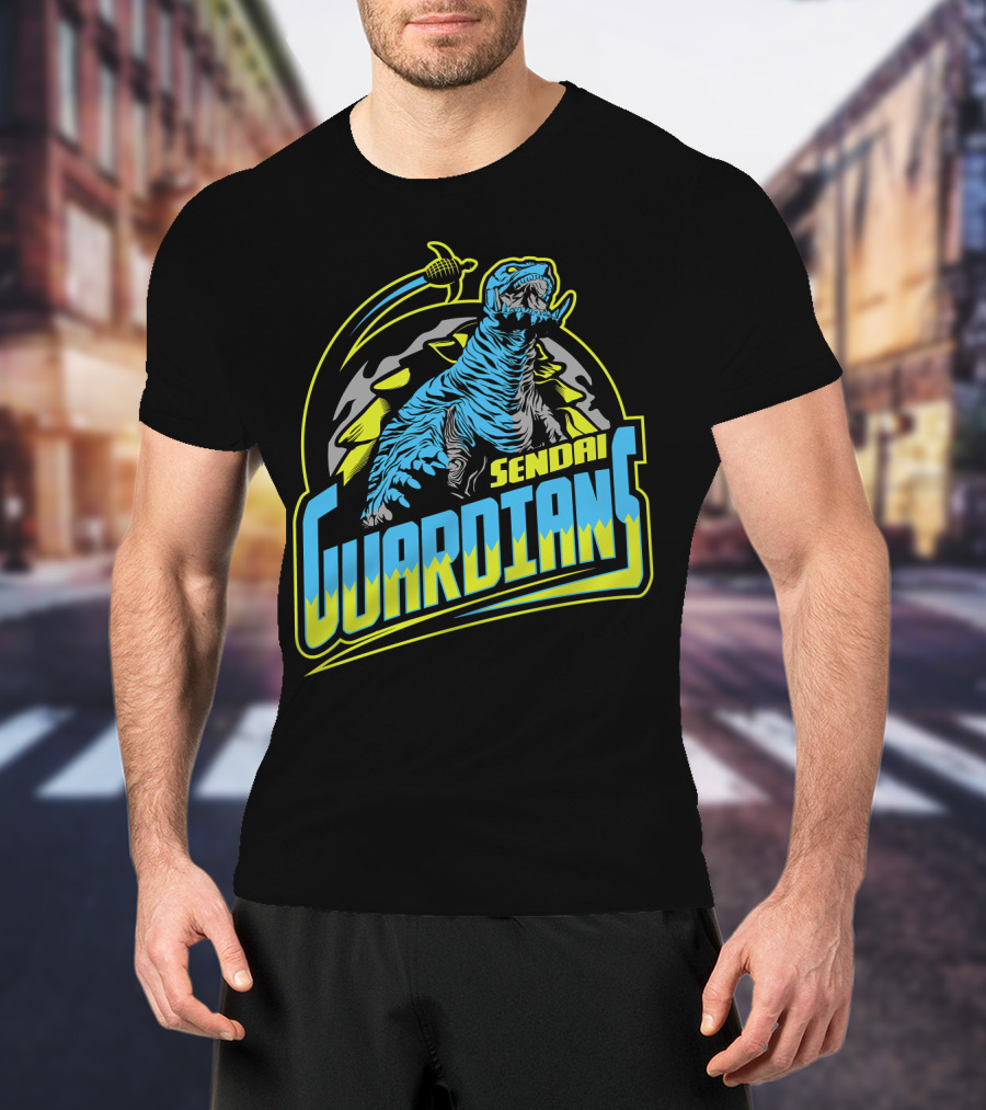 Sendai Guardians T-Rex Kaiju Sports T-Shirt