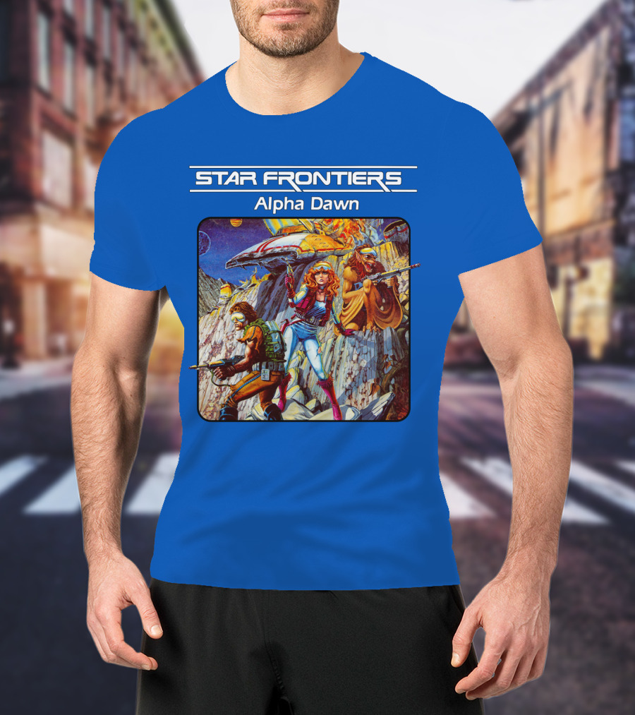 Star Frontiers Alpha Dawn Retro Sci-Fi Adventure T-Shirt