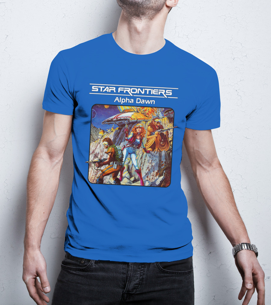 Star Frontiers Alpha Dawn Retro Sci-Fi Adventure T-Shirt