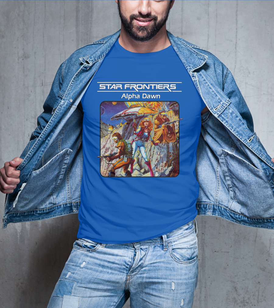 Star Frontiers Alpha Dawn Retro Sci-Fi Adventure T-Shirt