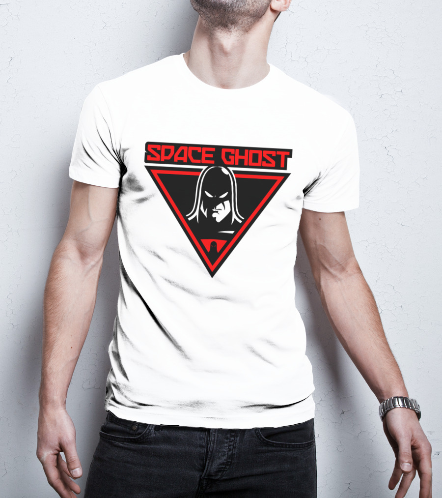 Space Ghost Logo With Red Triangle T-Shirt