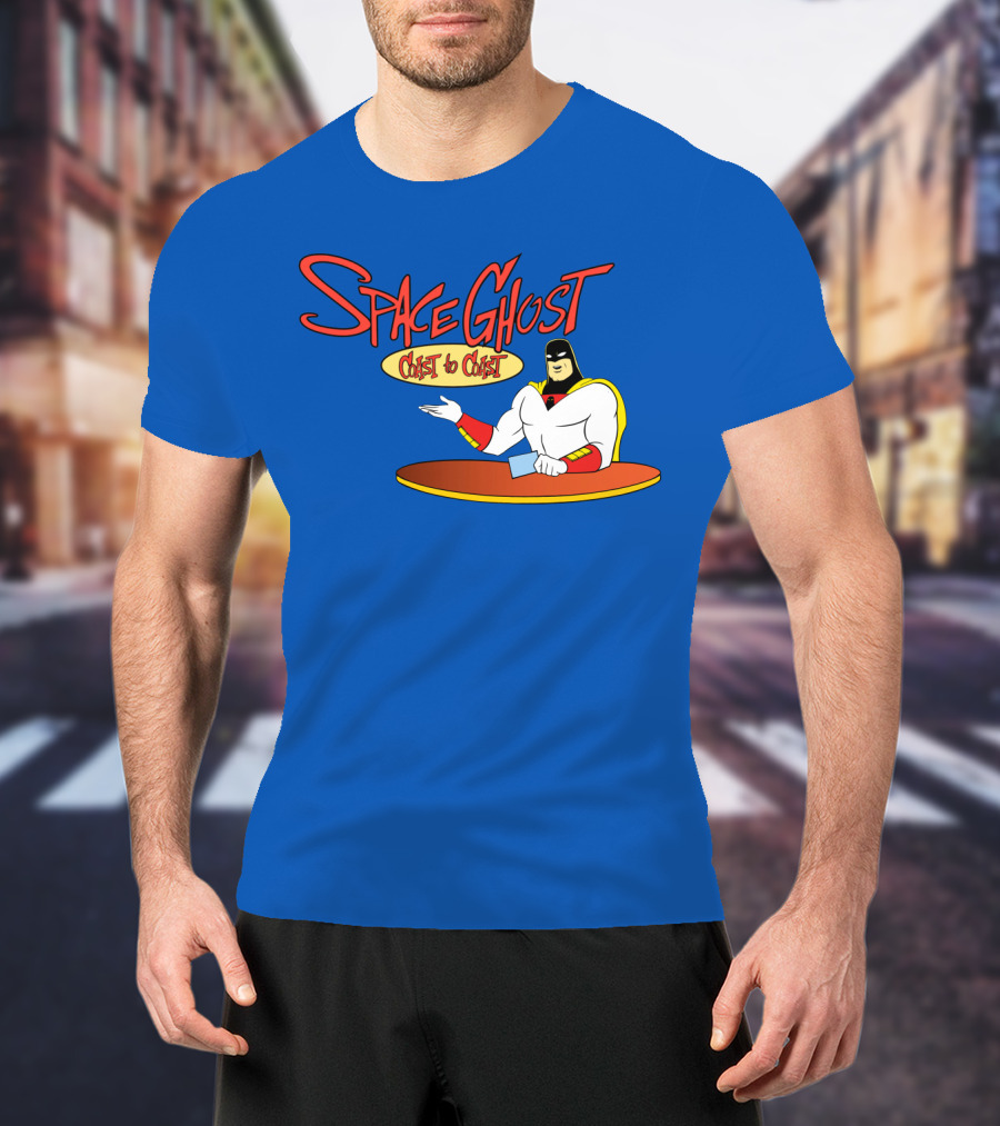 Space Ghost Coast To Coast Talk Show Cartoon Host T-Shirt