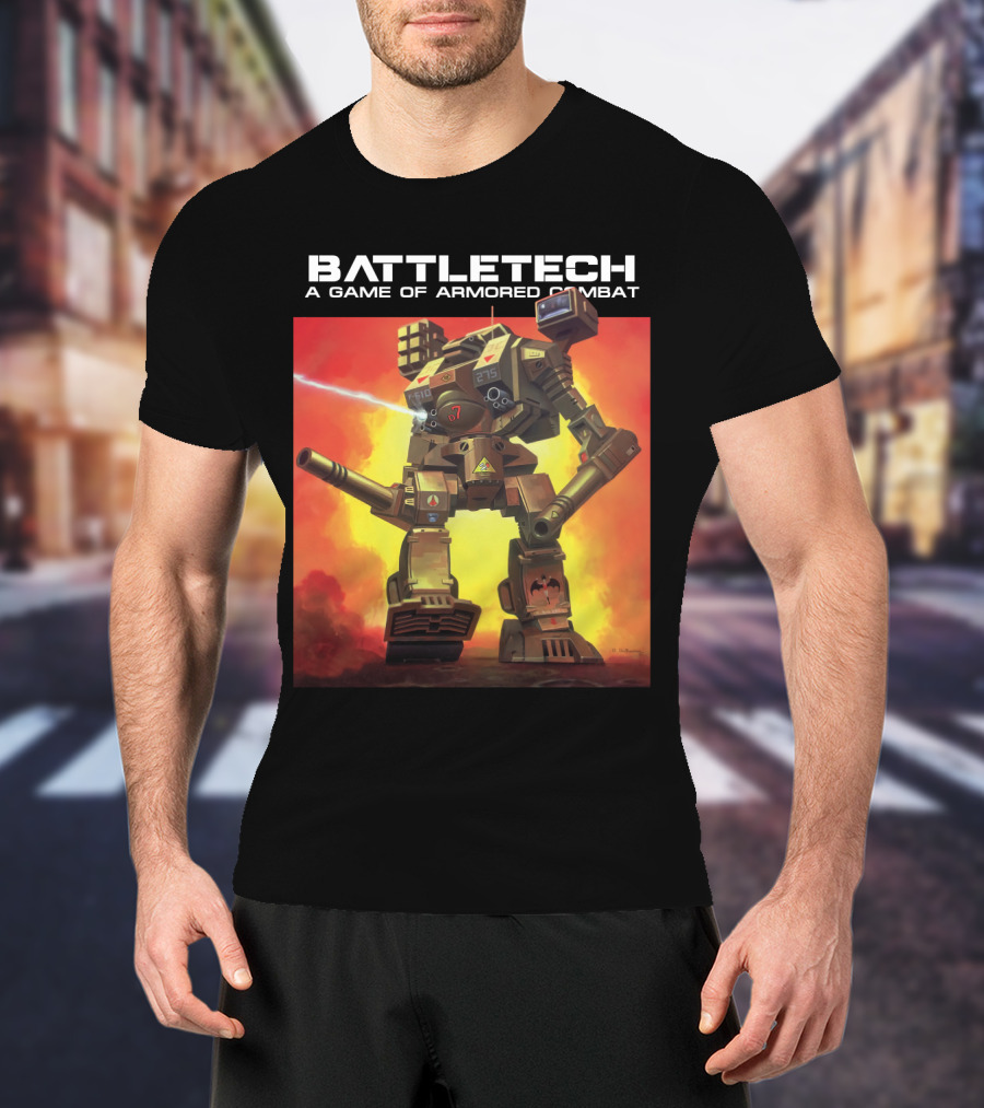 BATTLETECH A Game Of Armored Combat Mech T-Shirt