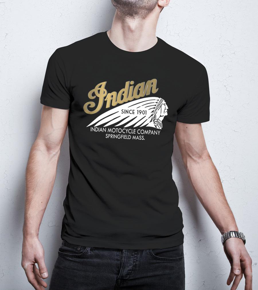 Indian Motorcycle Company Since 1901 Springfield Mass T-Shirt
