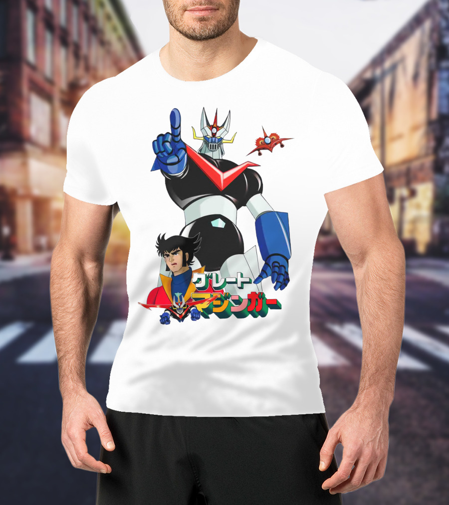 Great Mazinger Robot Anime Character T-Shirt