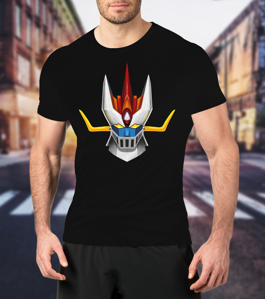 Great Mazinger Robot Helmet Iconic Mecha T-Shirt