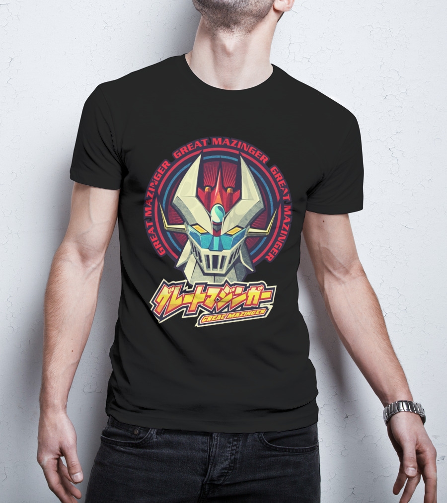 Great Mazinger Retro Robot T-Shirt