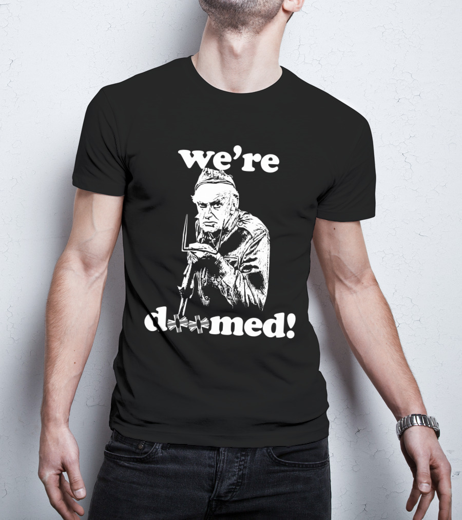 We're Doomed Dad's Army Classic Pose T-Shirt