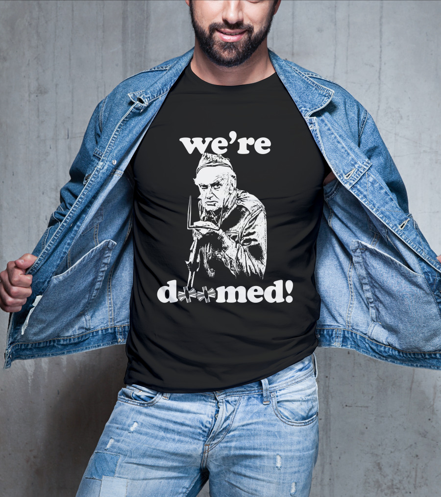 We're Doomed Dad's Army Classic Pose T-Shirt