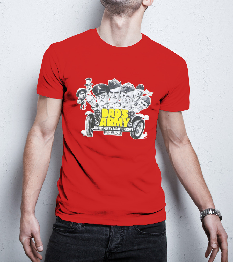 Dad's Army By Jimmy Perry And David Croft BBC 1975 T-Shirt