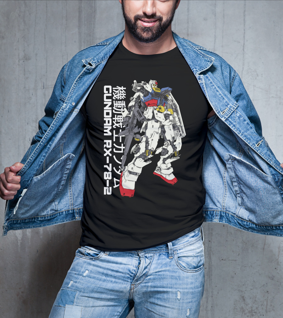 Gundam RX-78-2 Mobile Suit Mechanized Warrior T-Shirt