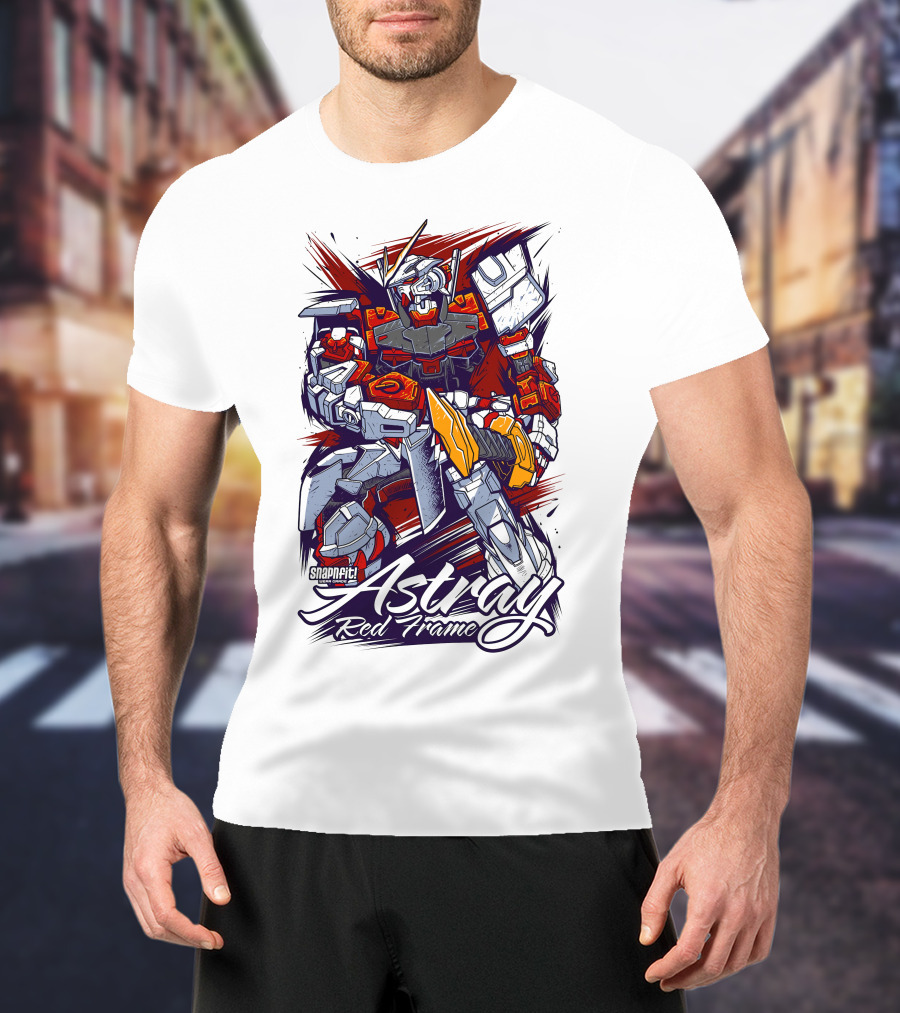 Astray Red Frame Snapfit Robot Warrior T-Shirt