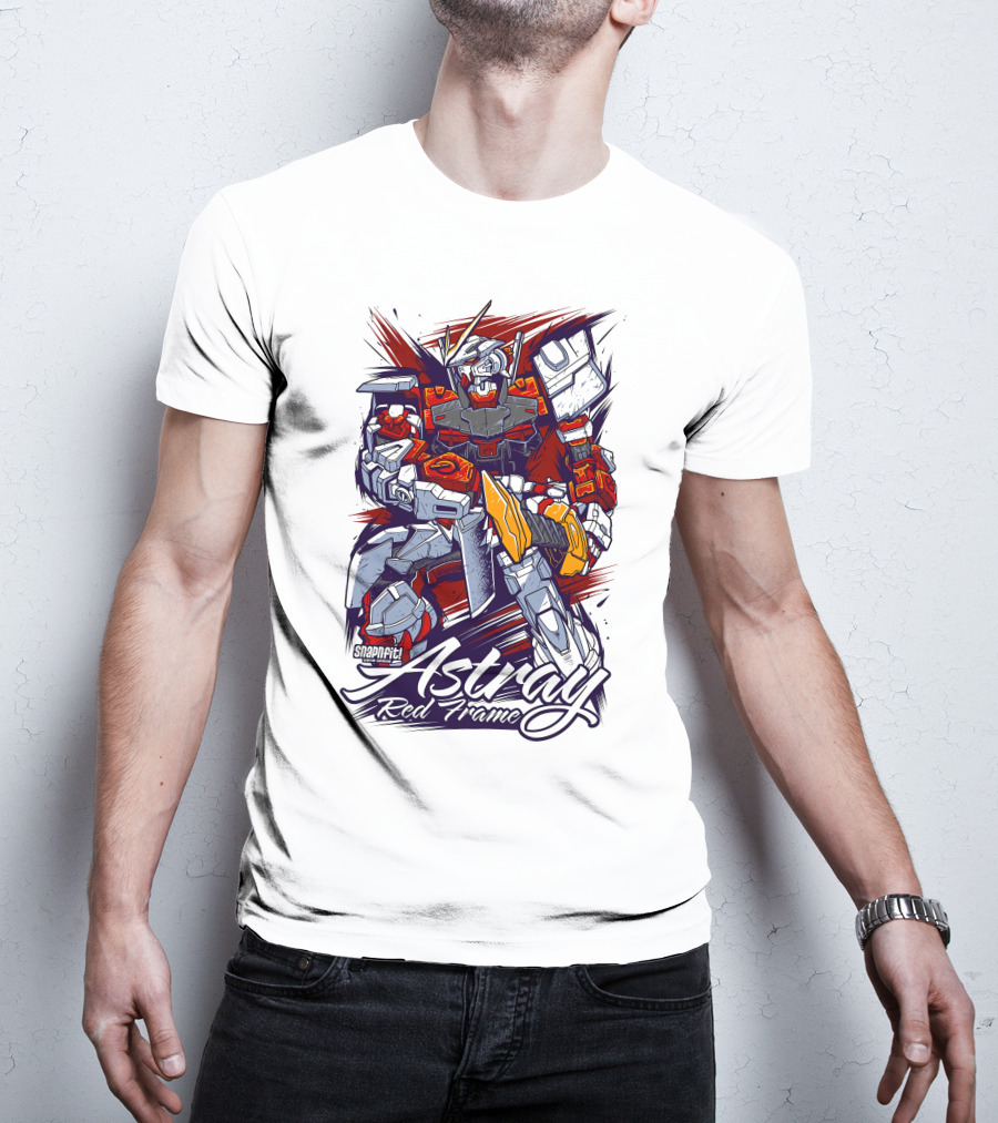 Astray Red Frame Snapfit Robot Warrior T-Shirt