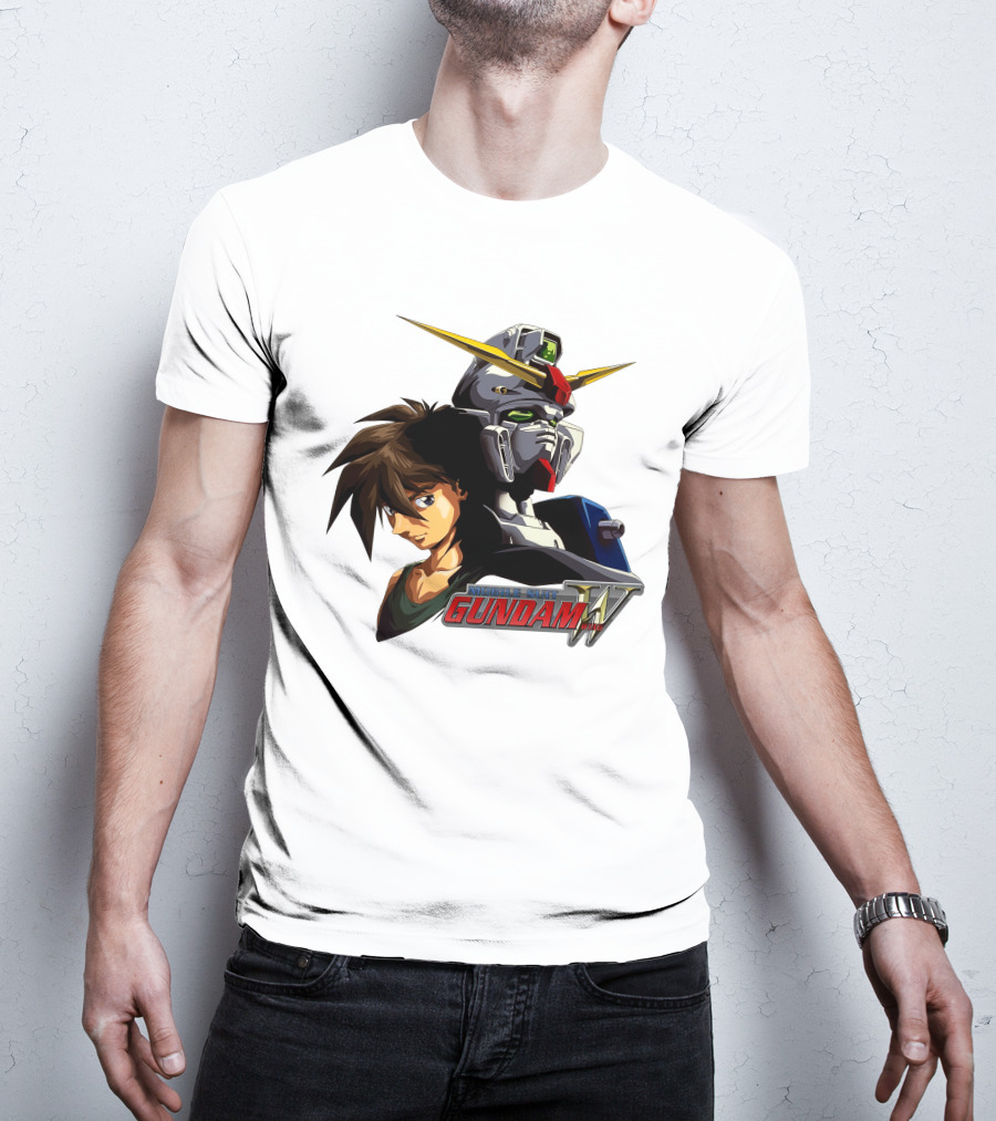 Mobile Suit Gundam Wing Hero And Robot T-Shirt