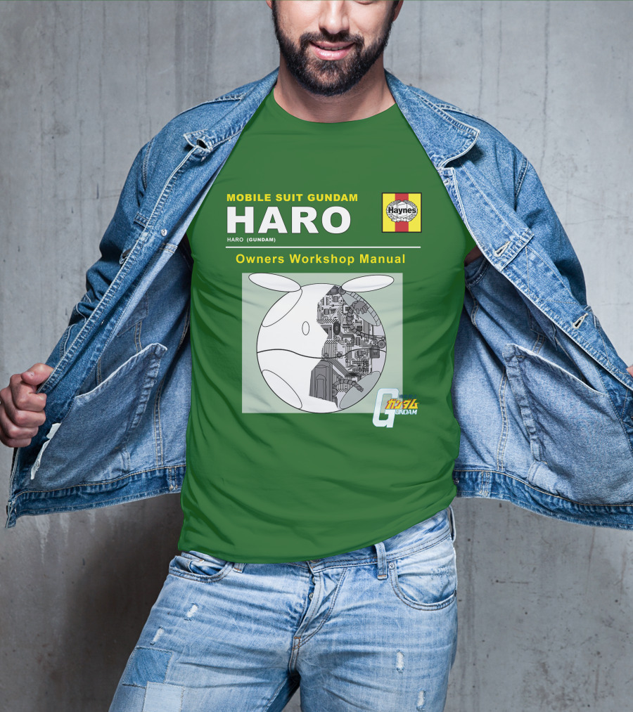 MOBILE SUIT GUNDAM HARO Owners Workshop Manual Haynes GUNDAM T-Shirt