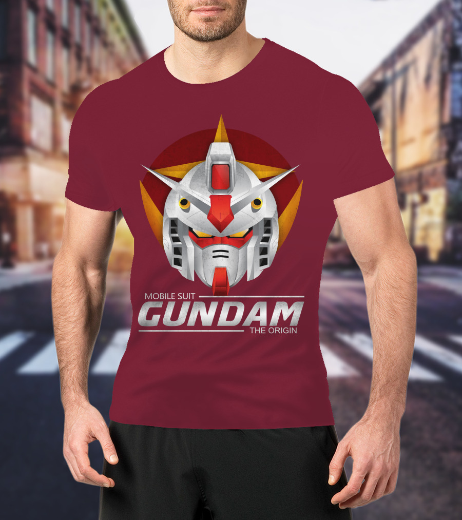 Mobile Suit Gundam The Origin Mecha Head T-Shirt