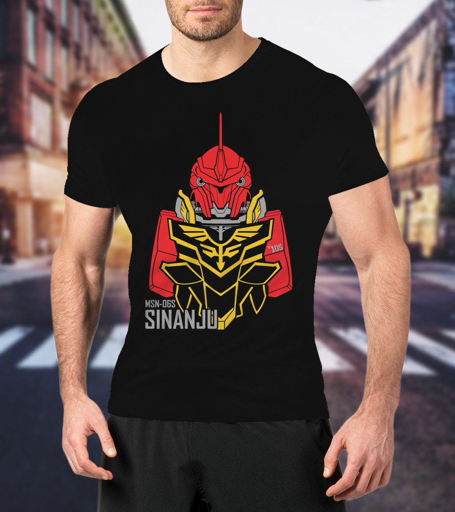 MSN-06S Sinanju Red Warrior Gundam T-Shirt