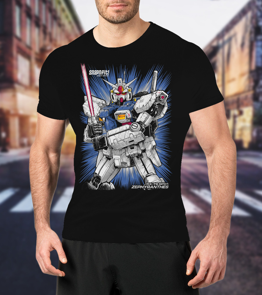 Snapfit Zephyranthes RX-78 GP01 Gundam T-Shirt