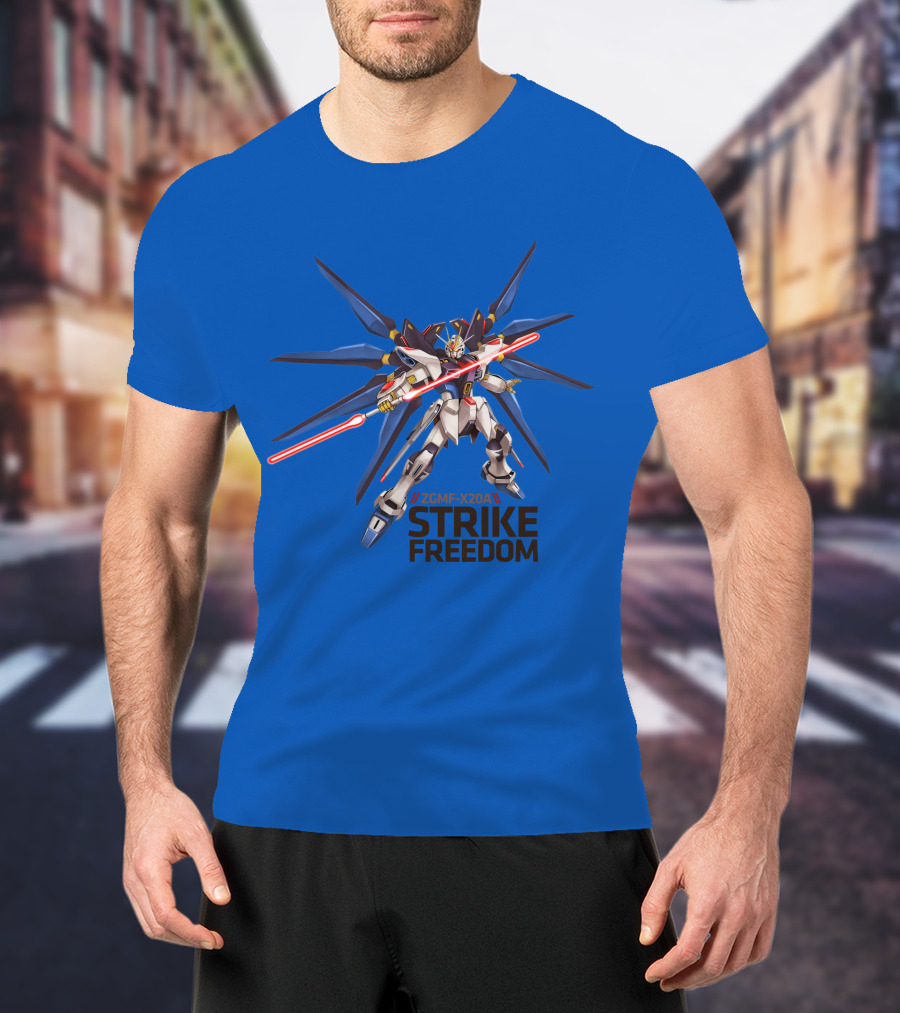 ZGMF-X20A Strike Freedom Gundam Mobile Suit T-Shirt
