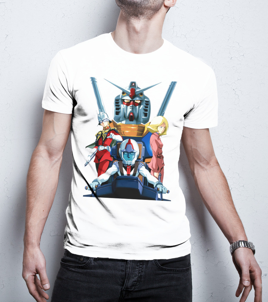 Mobile Suit Gundam Anime Characters Compilation T-Shirt