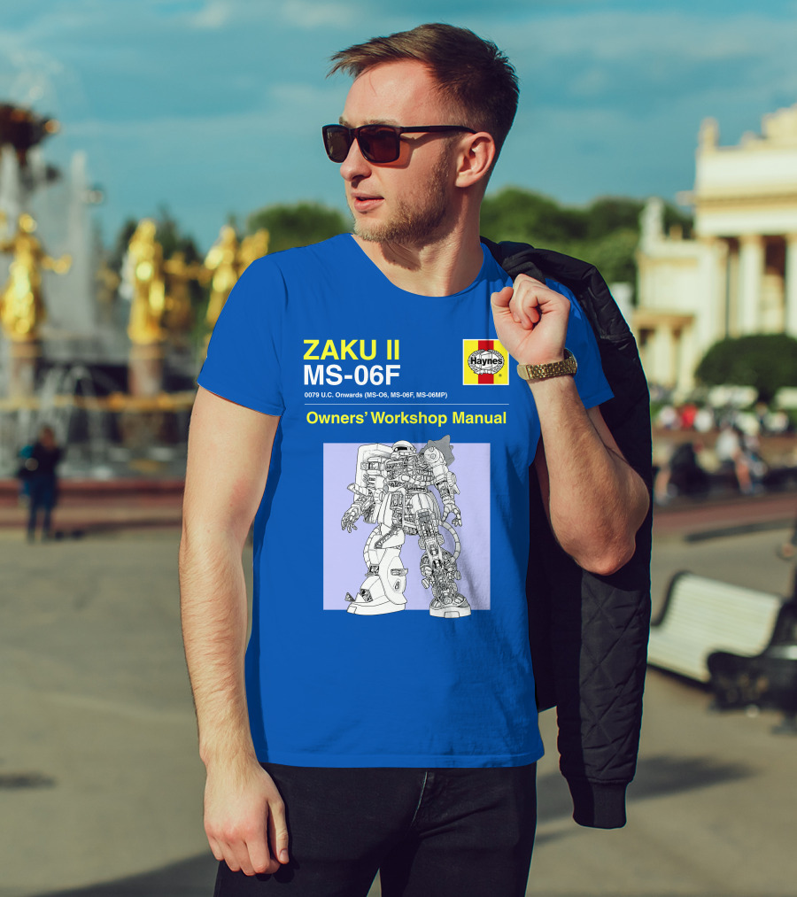 ZAKU II MS-06F 0079 U.C. Onwards Owners' Workshop Manual T-Shirt