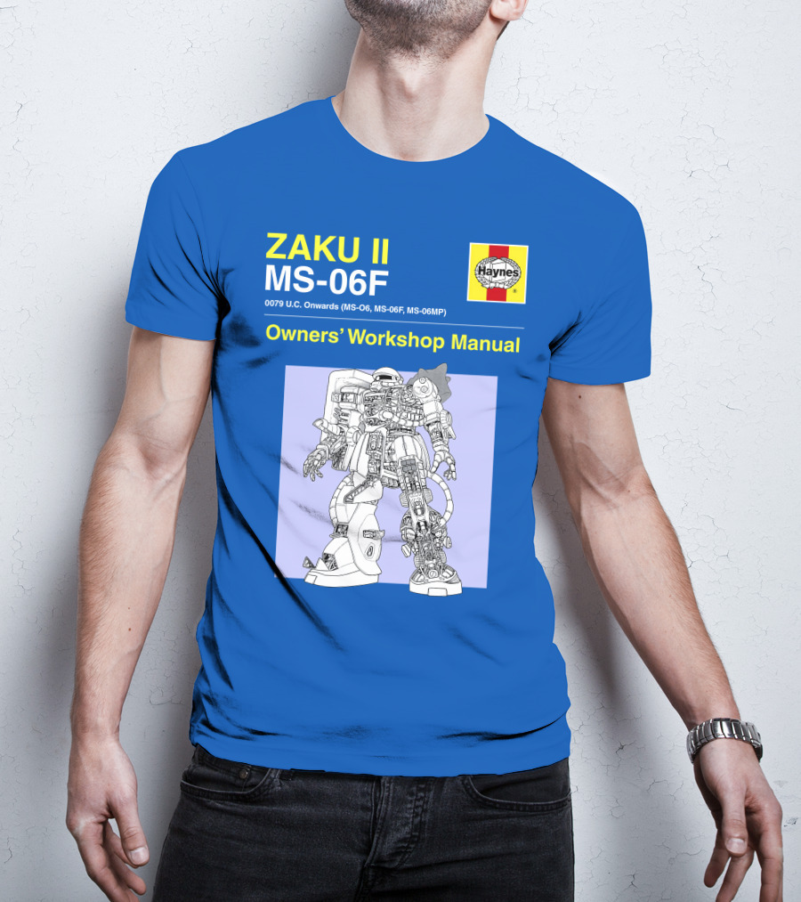ZAKU II MS-06F 0079 U.C. Onwards Owners' Workshop Manual T-Shirt