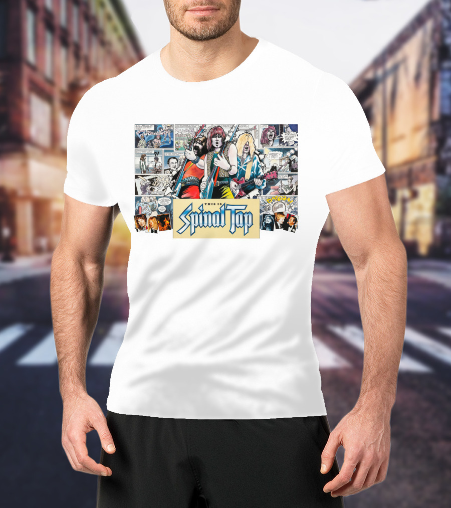 This Is Spinal Tap Comic Collage 5.1 T-Shirt