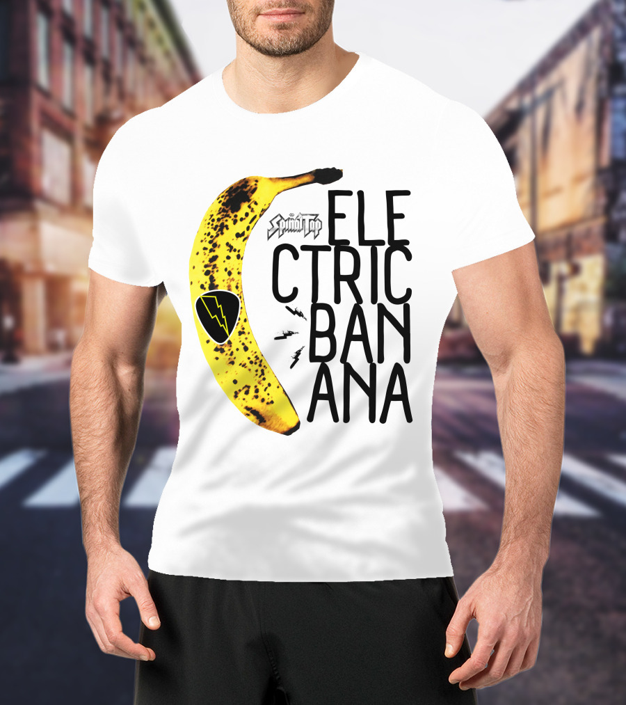 Spinal Tap Electric Banana With Lightning Bolt T-Shirt