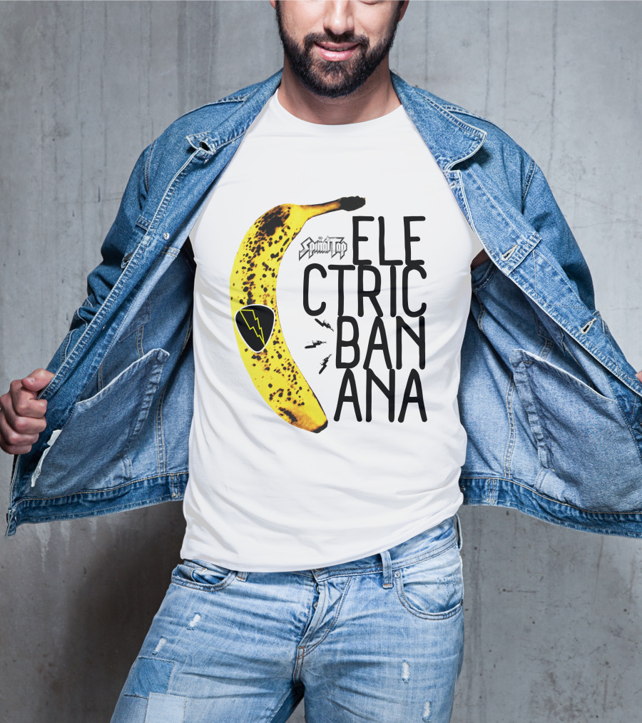 Spinal Tap Electric Banana With Lightning Bolt T-Shirt