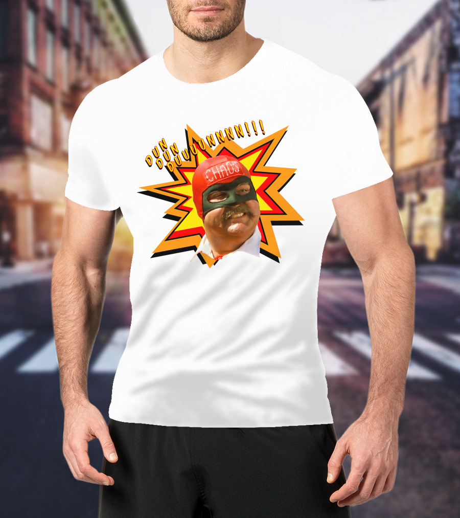 Dun Dun Duuunnnnn Captain Chaos The Cannonball Run T-Shirt