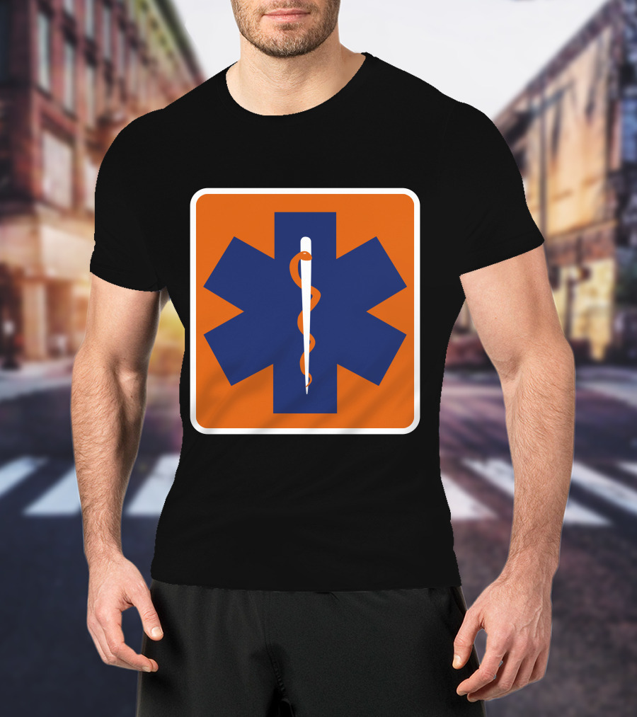 Star Of Life Medical Symbol The Cannon Ball Run T-Shirt