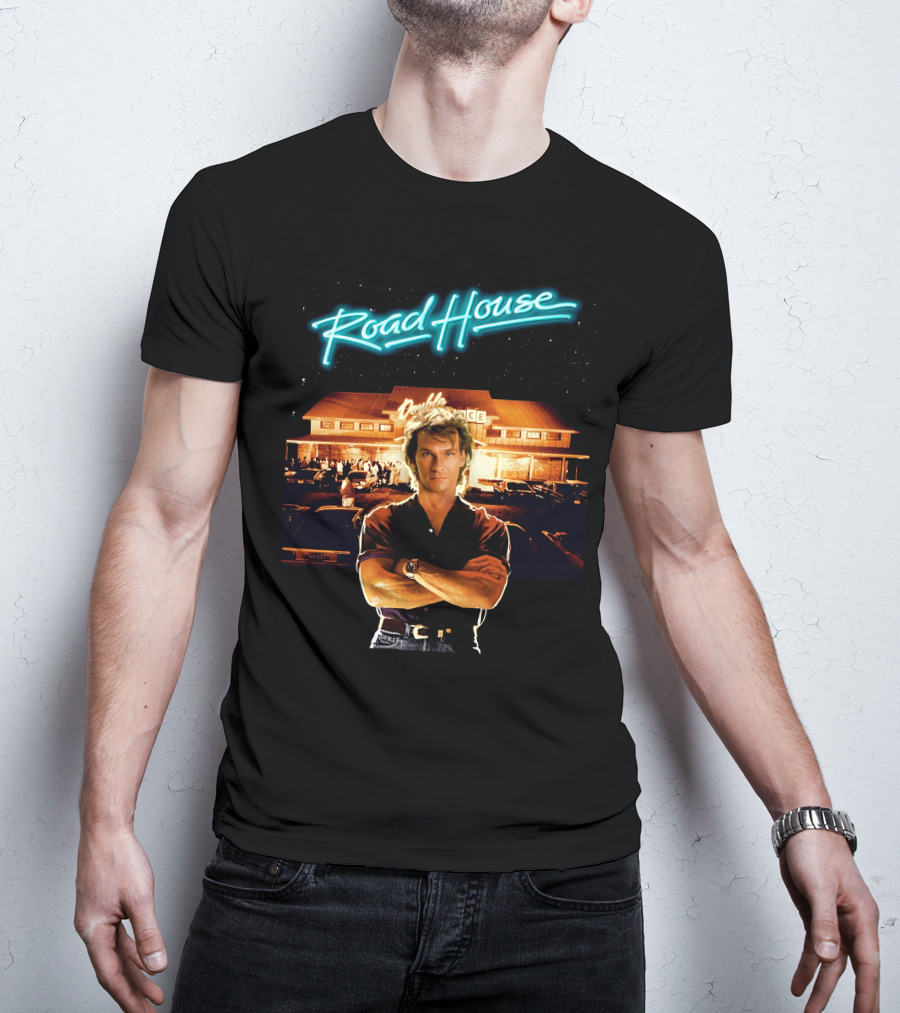 Road House Double Deuce Patrick Swayze Classic Movie Scene T-Shirt
