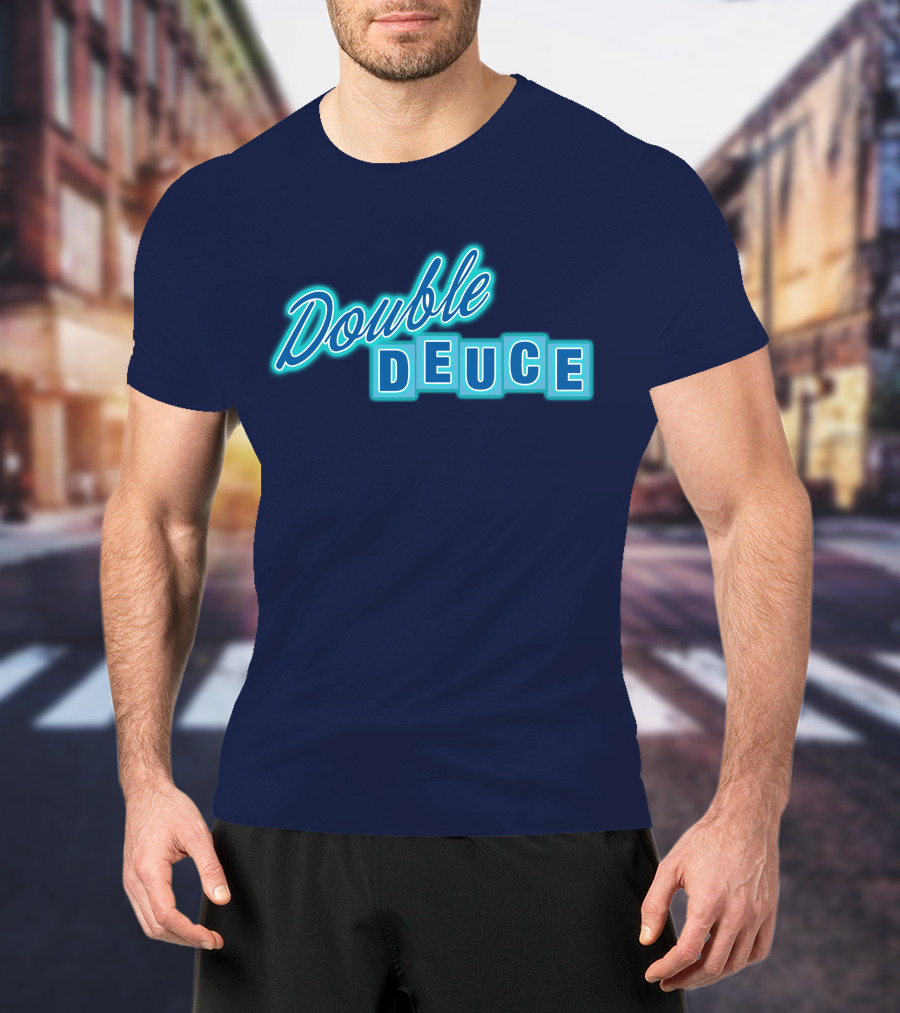 Road House Double Deuce Neon Style Retro T-Shirt