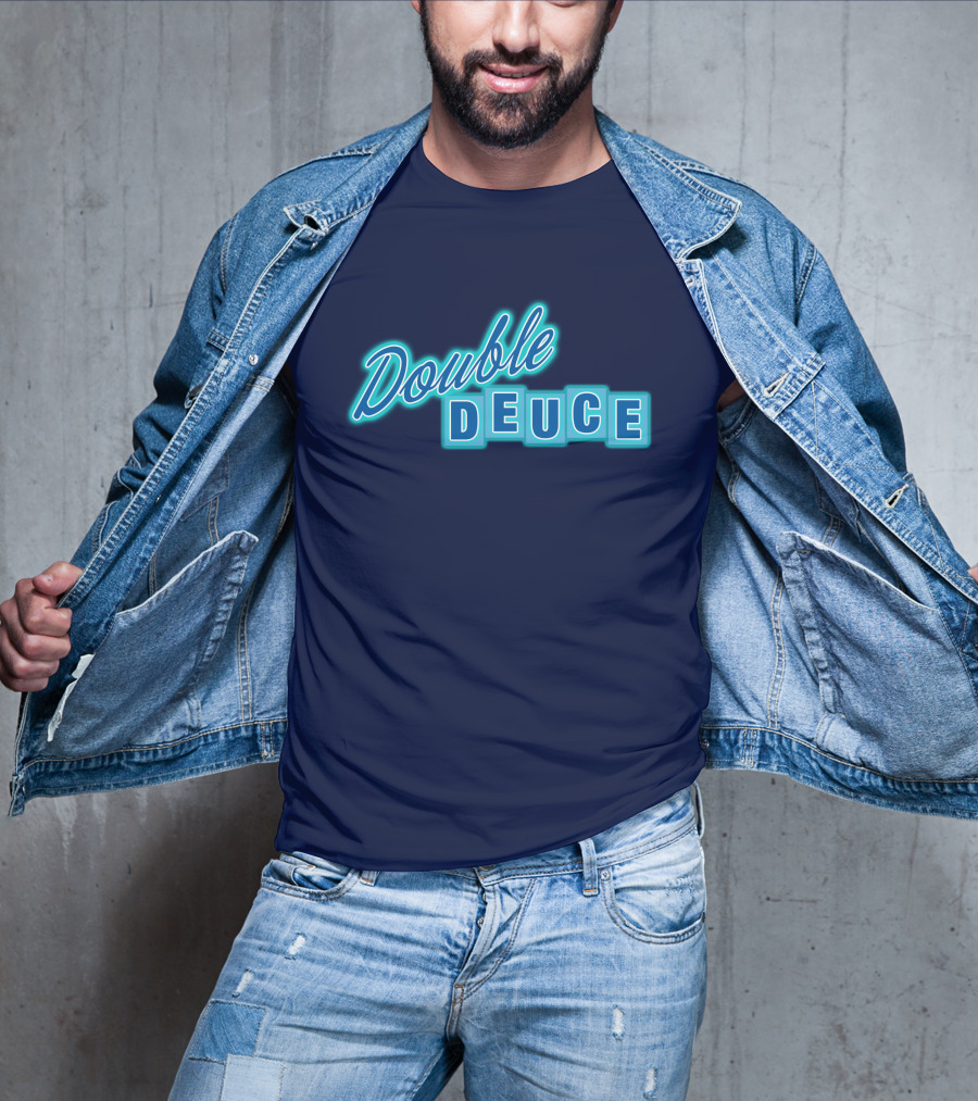 Road House Double Deuce Neon Style Retro T-Shirt