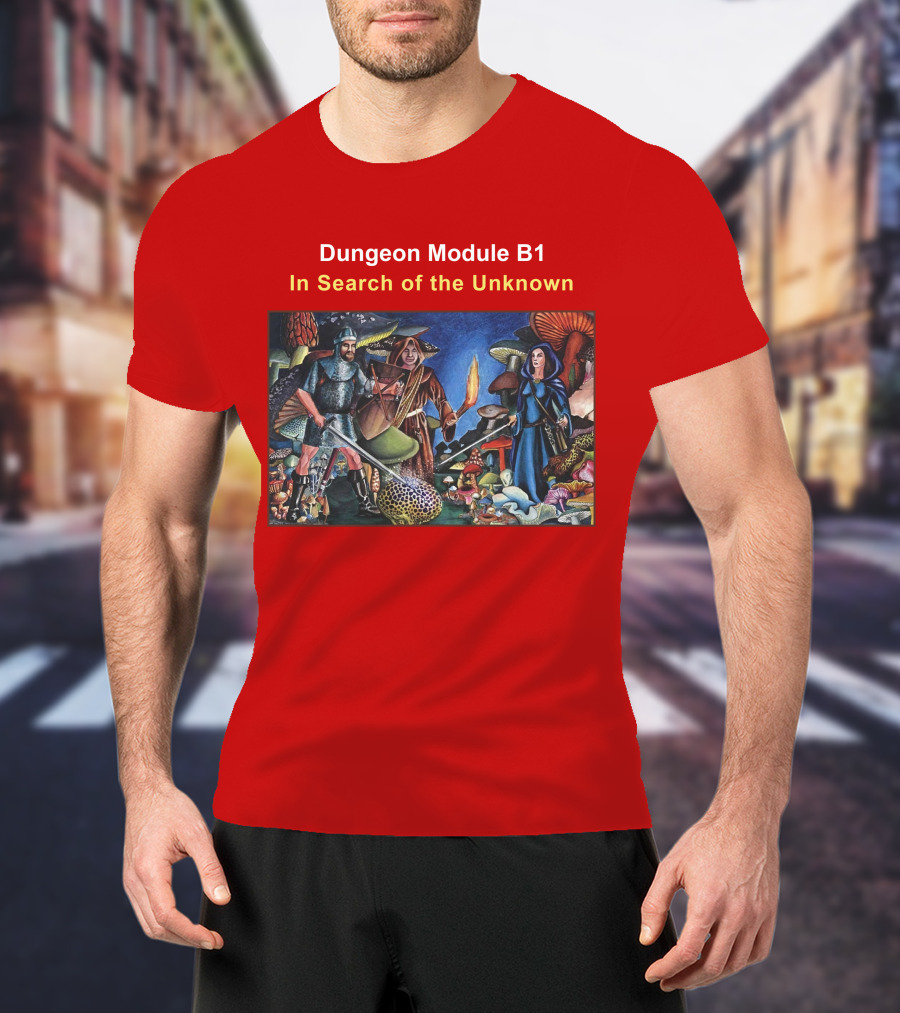 Dungeon Module B1 In Search Of The Unknown DND ISU T-Shirt