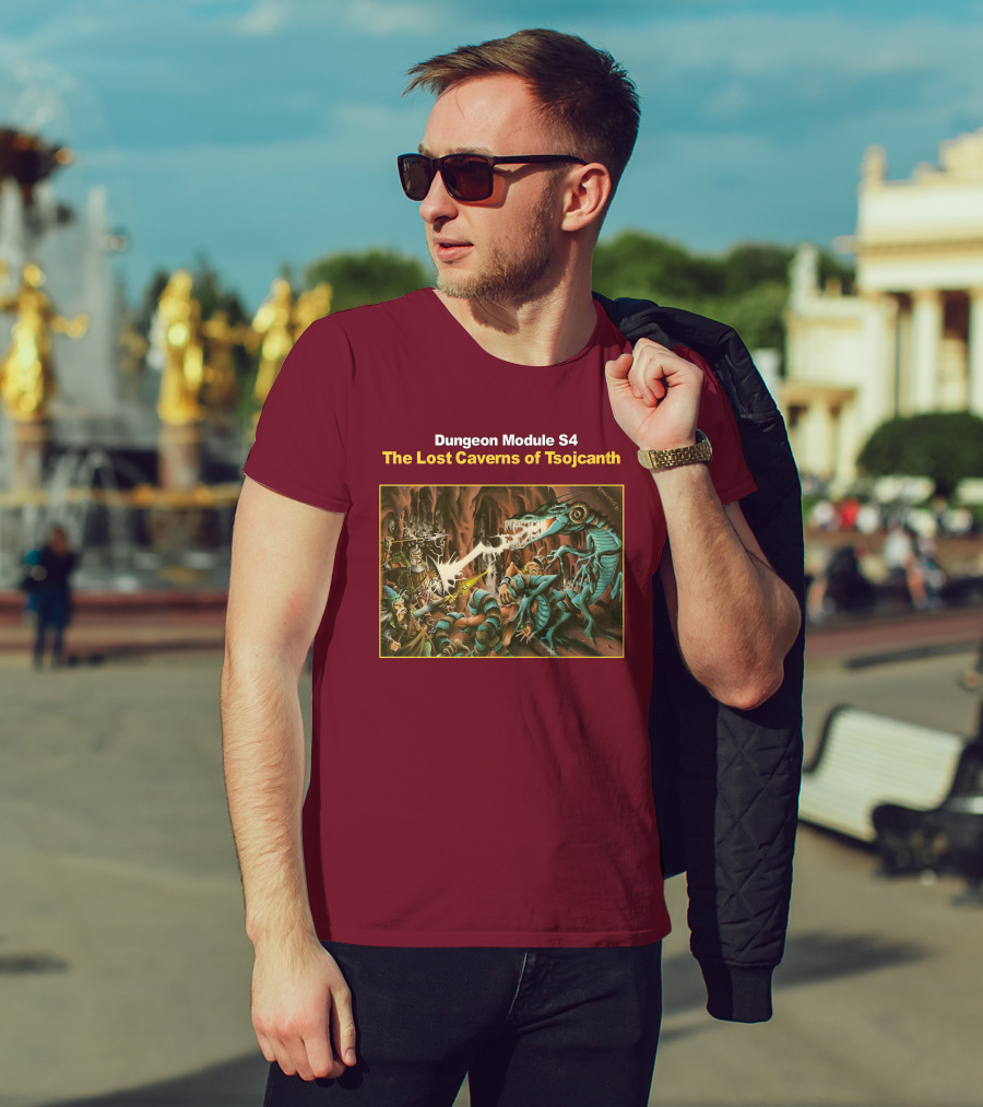 Dungeon Module S4 The Lost Caverns Of Tsojcanth T-Shirt