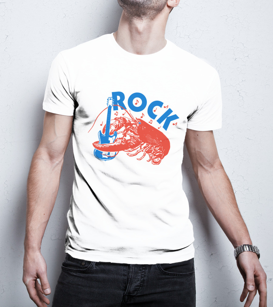 The B-52's Rock Lobster Guitar Music Fun T-Shirt