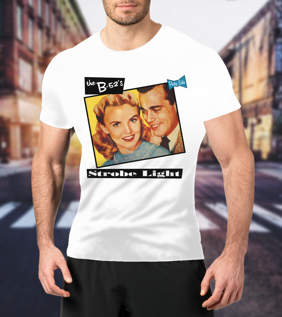 The B-52's Strobe Light Party Side T-Shirt