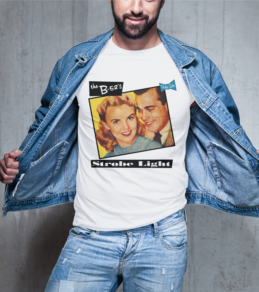 The B-52's Strobe Light Party Side T-Shirt