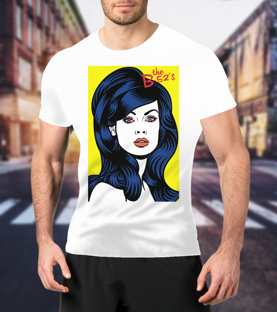 The B-52's Bold Pop Art Woman T-Shirt