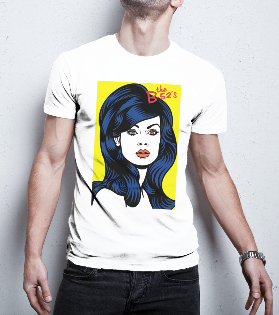 The B-52's Bold Pop Art Woman T-Shirt