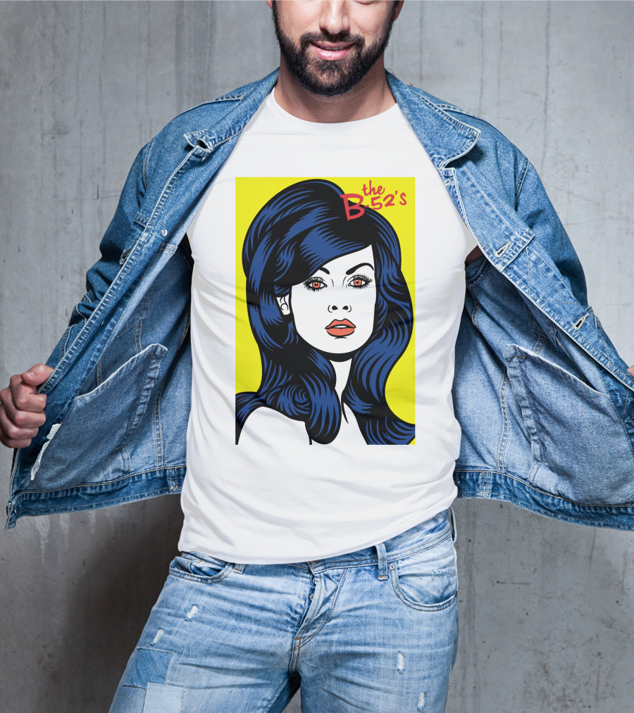 The B-52's Bold Pop Art Woman T-Shirt