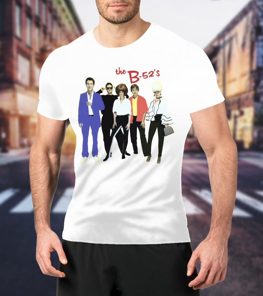 The B-52's Album Cover Band Members In Iconic Attire T-Shirt