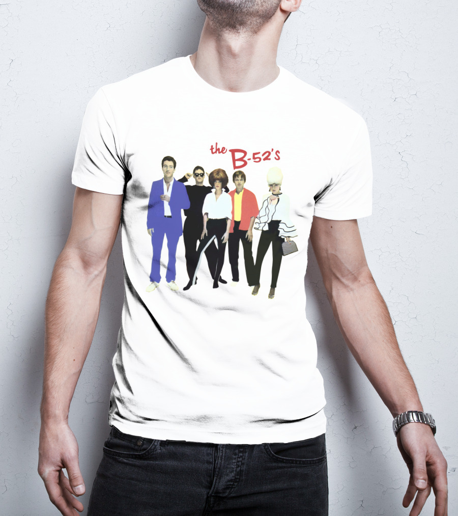 The B-52's Album Cover Band Members In Iconic Attire T-Shirt