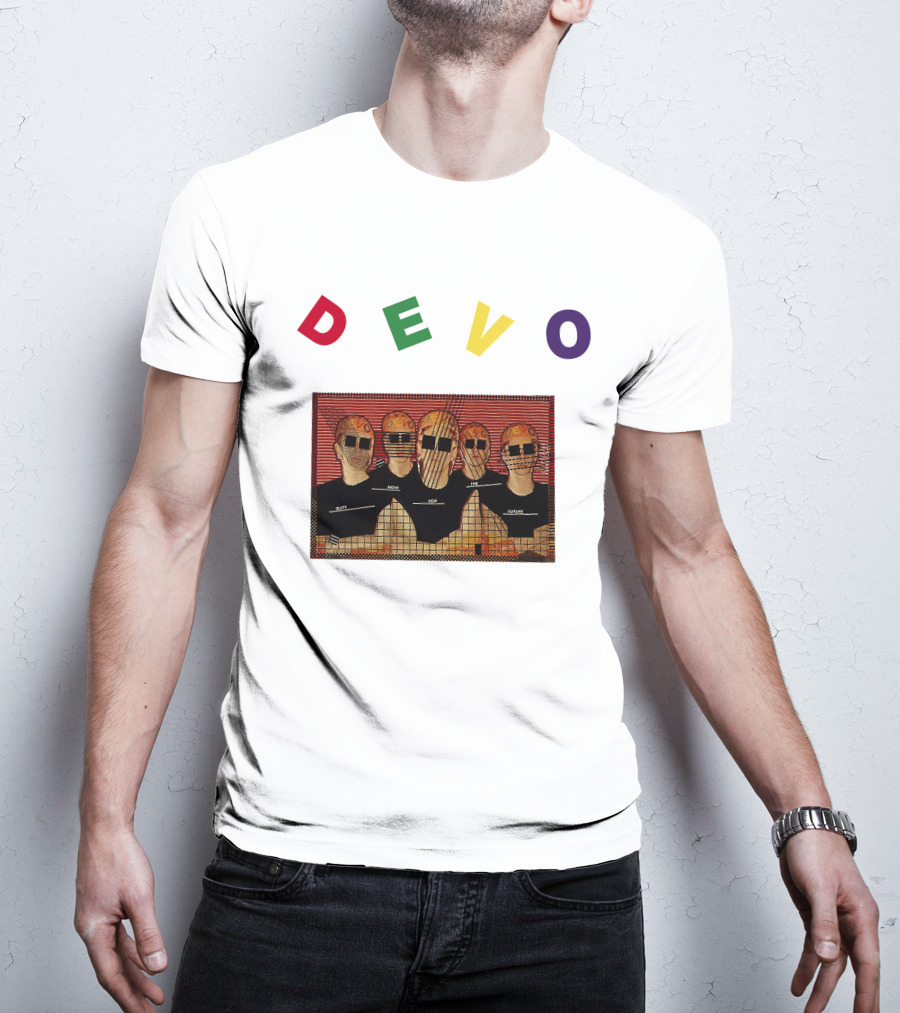 DEVO Duty Now For The Future Band Members Image T-Shirt