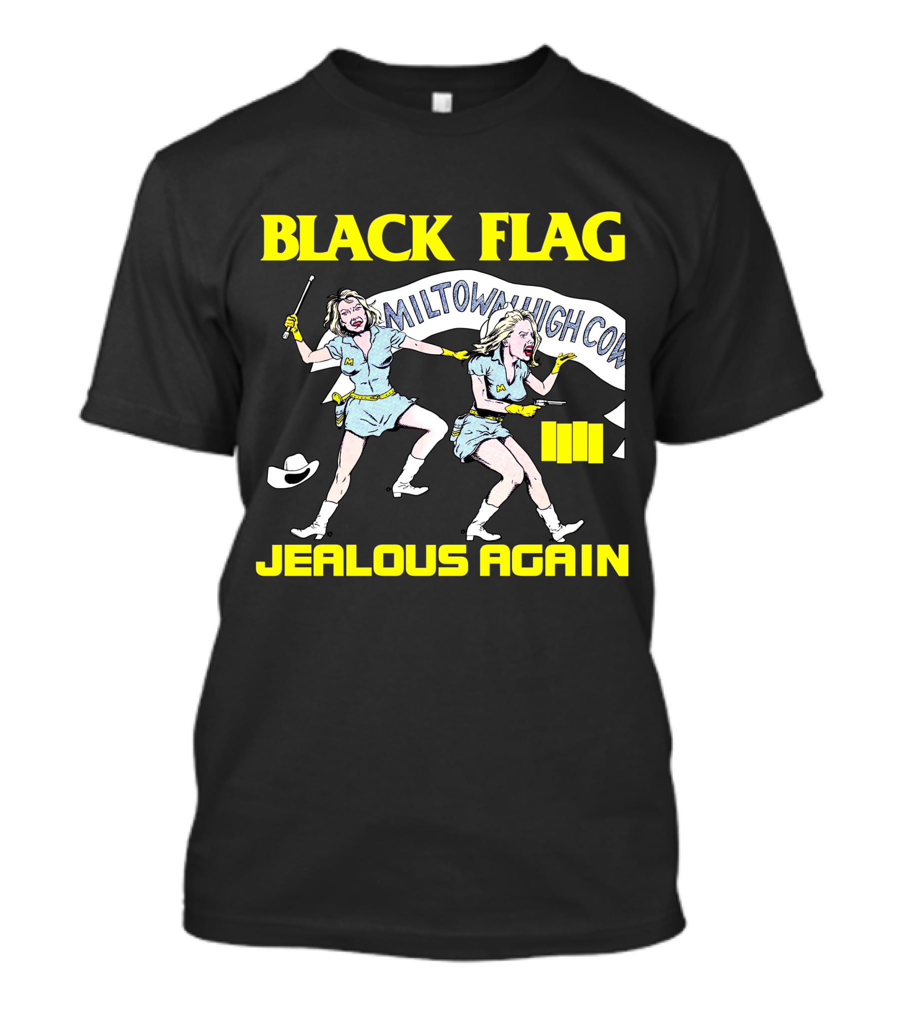 BLACK FLAG Miltow High Command Jealous Again T-Shirt